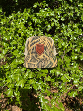 Load image into Gallery viewer, KT Team Lost Hat CO Mossy Oak Shadow Grass Hat w/KT Team Leather Patch