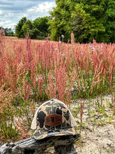 Load image into Gallery viewer, KT Team Livin' Hooked Old School Camo Hat w/The KT Team Leather Patch