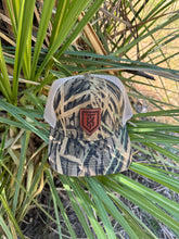 Load image into Gallery viewer, KT Team Lost Hat CO Mossy Oak Shadow Grass Hat w/KT Team Leather Patch