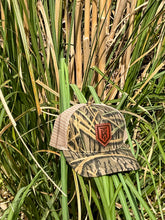 Load image into Gallery viewer, KT Team Lost Hat CO Mossy Oak Shadow Grass Hat w/KT Team Leather Patch