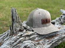 Load image into Gallery viewer, KT Team Richardson 112WH Meshback Waxed Canvas Hat w/The KT Team Leather Patch