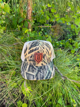 Load image into Gallery viewer, KT Team Lost Hat CO Mossy Oak Shadow Grass Hat w/KT Team Leather Patch
