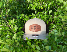 Load image into Gallery viewer, KT Team Khaki/Coffee Richardson 112 Hat w/The KT Team Leather Logo Patch
