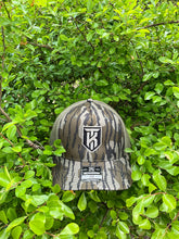 Load image into Gallery viewer, KT Team Lost Hat CO Slate Mossy Oak Bottomland Hat w/KT Team Black/Tan Embroidered Logo
