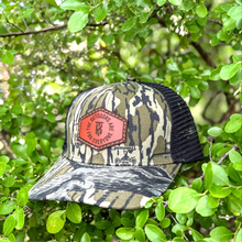Load image into Gallery viewer, KT Team Lost Hat CO Mossy Oak Treestand Hat w/KT Team Leather Patch
