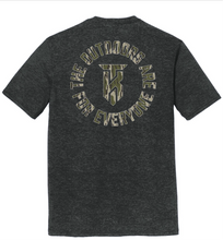 Load image into Gallery viewer, KT Team “The Outdoors Are For Everyone” Nine Line T-Shirt
