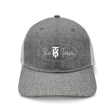 Load image into Gallery viewer, KT Team LOST HAT CO Heather Gray &amp; White Slate Hat w/The KT Team Embroidered Logo
