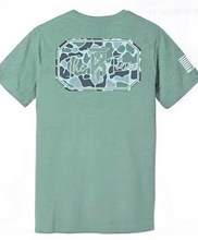 Load image into Gallery viewer, The KT Team “Old Duck Camo” Nine Line T-Shirt
