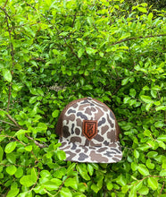 Load image into Gallery viewer, KT Team Lost Hat Co. Slate Old's Cool Slough/Chocolate Hat w/KT Team Leather Patch
