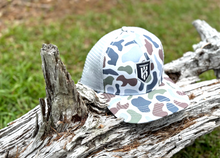 Load image into Gallery viewer, KT Team Lost Hat CO Slate Old's Cool Brackish &amp; Smoke Hat w/KT Team Embroidered Logo Patch
