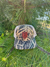 Load image into Gallery viewer, KT Team Lost Hat CO Mossy Oak Shadow Grass Hat w/KT Team Leather Patch
