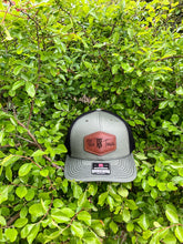 Load image into Gallery viewer, KT Team Loden/Black Richardson 112 Hat w/The KT Team Leather Patch
