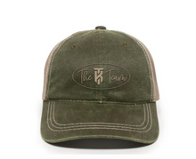 Load image into Gallery viewer, KT Team Weathered Unstructured Hat w/The KT Team Embroidered Logo
