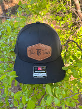 Load image into Gallery viewer, KT Team Black Richardson 112 Hat w/The KT Team Leather Patch
