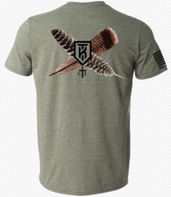 Load image into Gallery viewer, KT Team/C3 “Turkey Feathers ” Nine Line T-Shirt
