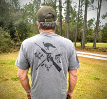 Load image into Gallery viewer, KT Team “HuntLife” Nine Line T-Shirt
