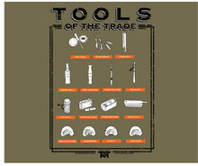 Load image into Gallery viewer, KT Team Nine Line “Tools of the Trade" T-Shirt
