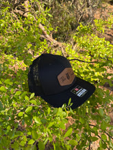 Load image into Gallery viewer, KT Team Black Richardson 112 Hat w/The KT Team Leather Patch
