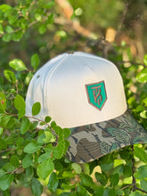 Load image into Gallery viewer, KT Team Lost Hat CO SLATE Mossy Oak Greenleaf EA5Y Hybrid Hat w/KT Team Embroidered Logo
