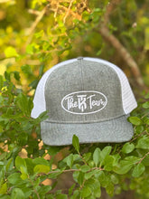 Load image into Gallery viewer, KT Team LOST HAT CO Heather Gray &amp; White Slate Hat w/The KT Team Embroidered Logo
