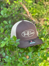 Load image into Gallery viewer, KT Team Brown/Khaki Richardson 112 Hat w/The KT Team Embroidered Logo
