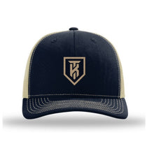 Load image into Gallery viewer, KT Team NavyTan Richardson 112 Hat w/KT Team Embroidered Logo Patch
