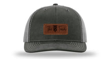 Load image into Gallery viewer, KT Team Richardson 112WH Meshback Waxed Canvas Hat w/The KT Team Leather Patch
