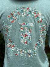 Load image into Gallery viewer, KT Team “The Outdoors Are For Everyone” Nine Line T-Shirt
