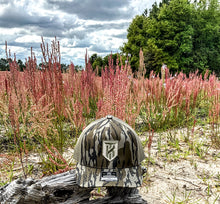 Load image into Gallery viewer, KT Team Lost Hat CO Slate Mossy Oak Bottomland Hat w/KT Team Olive/Tan Embroidered Logo
