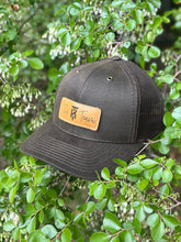 Load image into Gallery viewer, KT Team Brown Richardson 112WH Meshback Waxed Canvas Hat w/The KT Team Leather Patch
