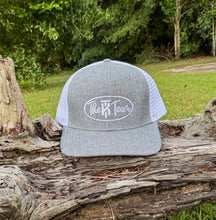 Load image into Gallery viewer, KT Team LOST HAT CO Heather Gray &amp; White Slate Hat w/The KT Team Embroidered Logo
