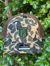 Load image into Gallery viewer, KT Team Livin’ Hooked Old School Camo Hat w/KT Team Embroidered Logo Patch
