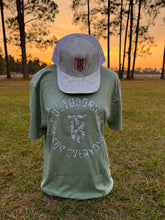 Load image into Gallery viewer, KT Team “The Outdoors Are For Everyone” Camo Logo T-Shirt
